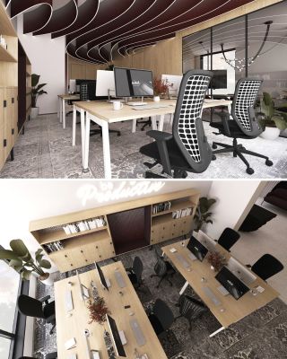 ✨ Moderné a funkčné pracovisko Ergonómia, estetika a identita – táto kancelária je dôkazom, že pracovné prostredie môže...